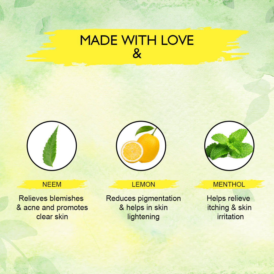 Neem Lemon Menthol Face Wash - 250ML
