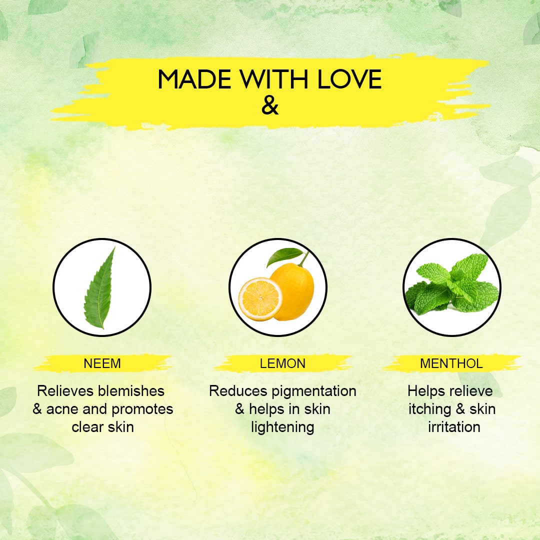 Lemon Menthol Face Wash