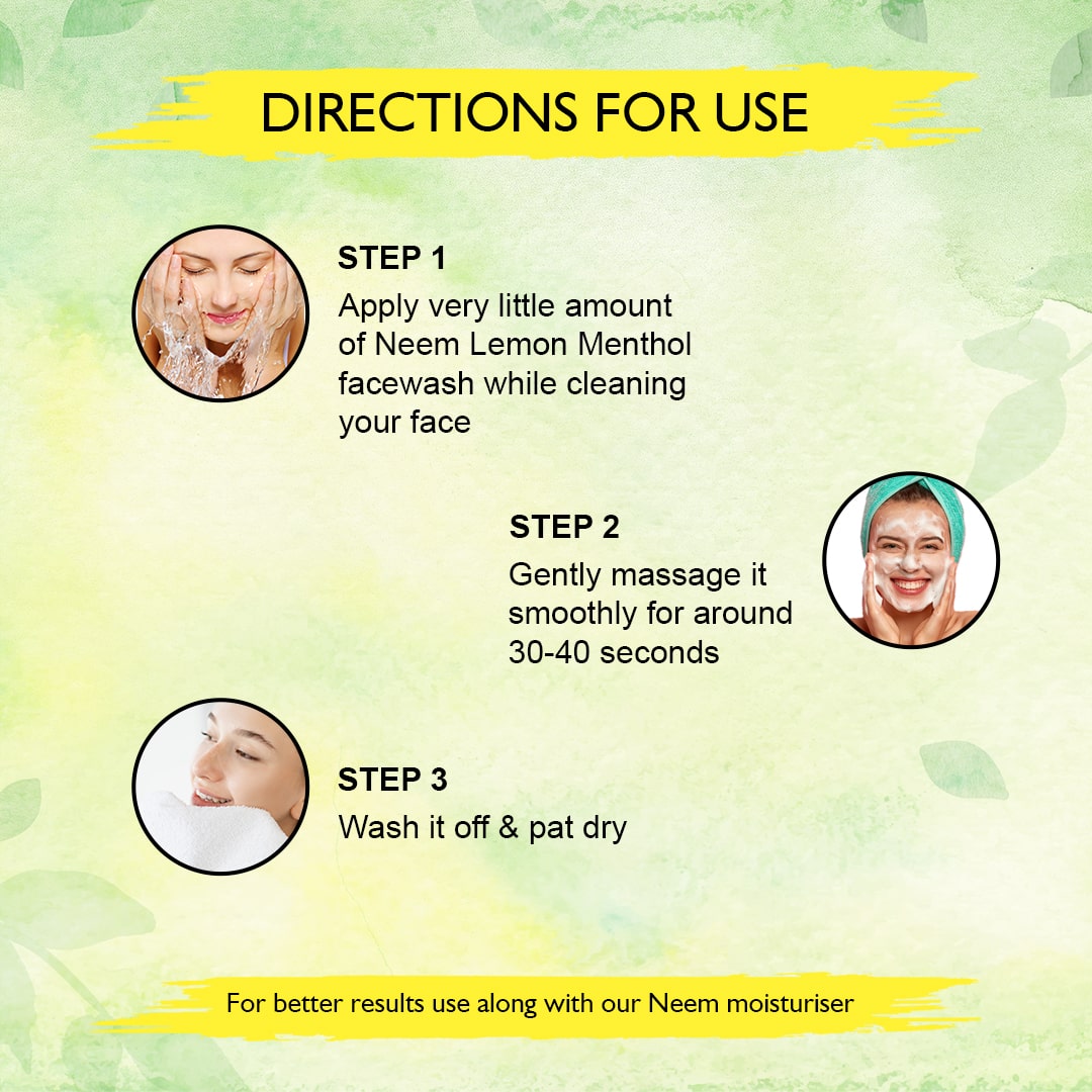 Lemon Menthol Face Wash