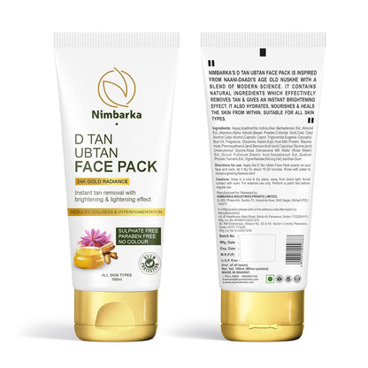 Dtan Ubtan Face Pack 100ml