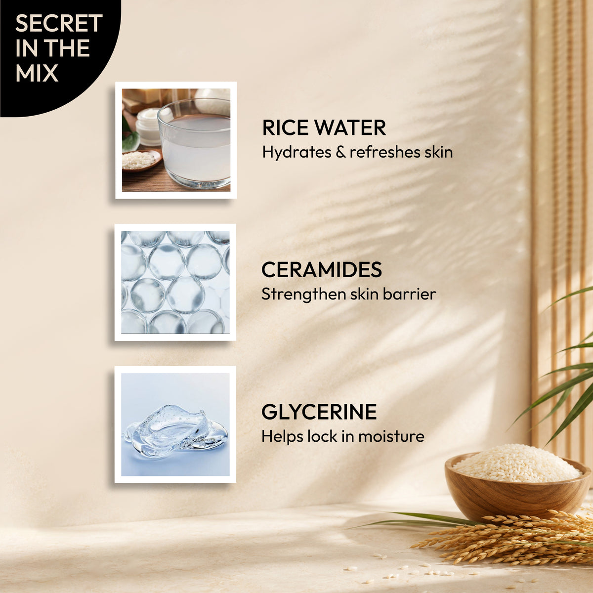 Rice Ceramide Face Wash 100g