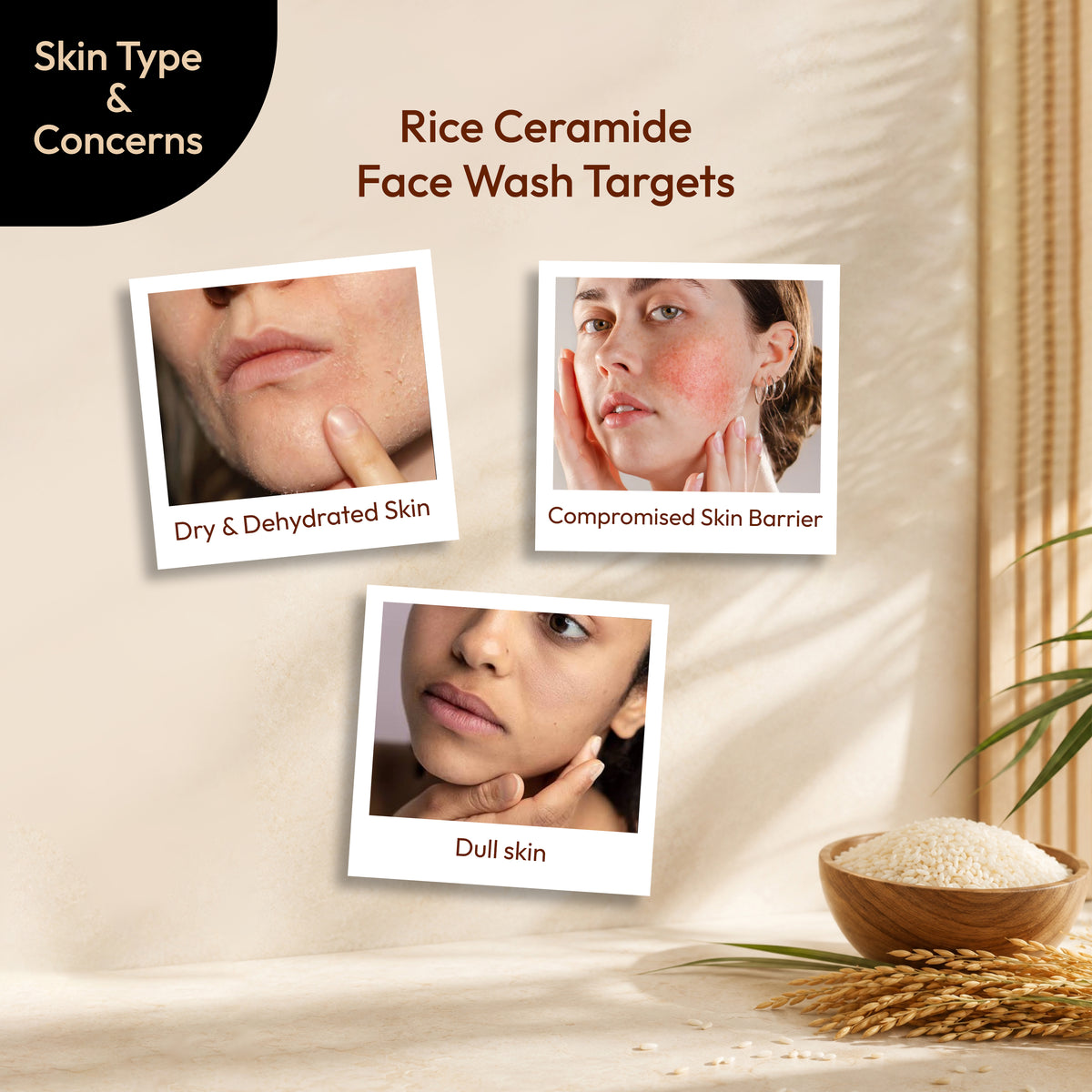 Rice Ceramide Face Wash 100g