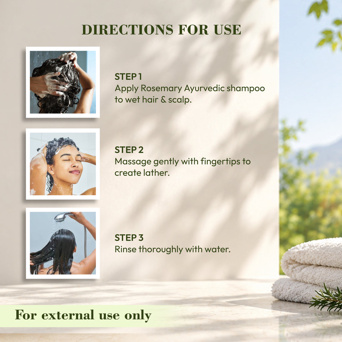 Rosemary Ayurvedic Shampoo 250ml
