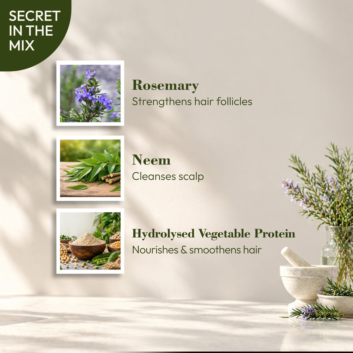 Rosemary Ayurvedic Shampoo 250ml